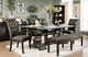 Furniture of America® Nerissa Antique Black Dining Table-1