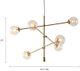 Olliix by INK+IVY Gold Cyrus Chandelier-4