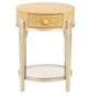 Michael Amini® Camellia Field Caramel Round End Table-2