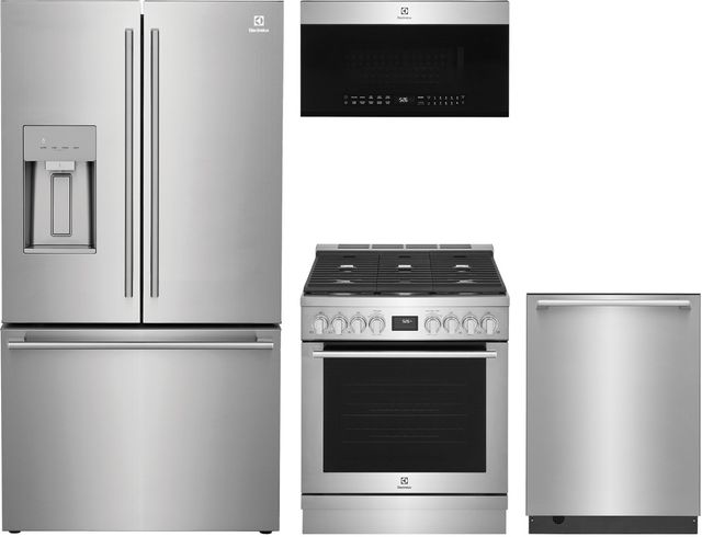 Electrolux® 4 Piece Stainless Steel Gas Kitchen Package-0