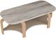 Fairfield® Alchemy Marble Top Cocktail Table with Rope Wrapped Base-3