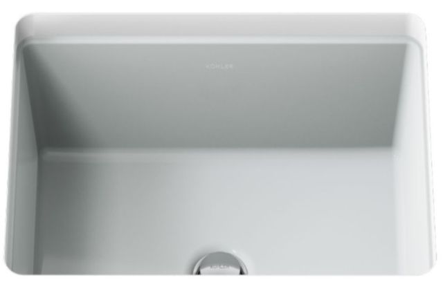 Kohler Verticyl® Ice Grey 17" Rectangular Undermount Bathroom Sink-4