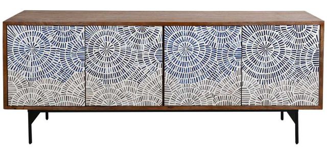 Parker House® Cocoa Beach Coconut 80" Console-2
