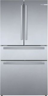 Bosch® 800 Series 36" 20.5 Cu. Ft. Stainless Steel Counter Depth French Door Refrigerator