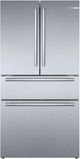 Bosch® 800 Series 36" 20.5 Cu. Ft. Stainless Steel Counter Depth French Door Refrigerator-0