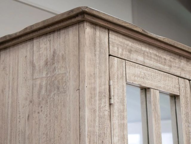 International Furniture Direct Sahara Caramel/Cream Cabinet-2