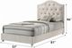 ACME Furniture Reggie Gray Full Upholstered Panel Bed-2