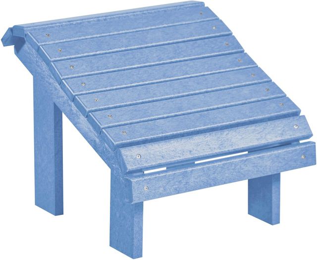 C R Plastic Sky Blue Premium Footstool-0