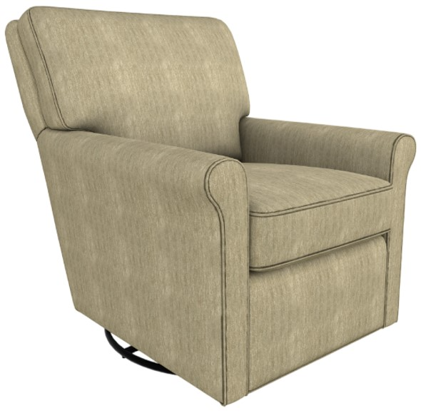 Best Home Furnishings Customizable Kacey Swivel Glider Chair