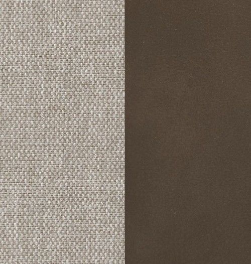 International Furniture Direct Tumbi Brown/Ivory Swivel Accent Chair-3