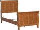 Liberty Furniture Grandpas Cabin Aged Oak Youth Twin Sleigh Bed-0