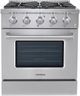 VEZENI Reminiscia 30" Stainless Steel Pro Style Gas Range-0