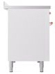 Ilve® Nostalgie II Noblesse 48'' White Pro Style Induction Range with Copper Trim-2