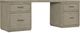 Hooker® Furniture Linville Falls Mink 96" Desk with Small Files-0