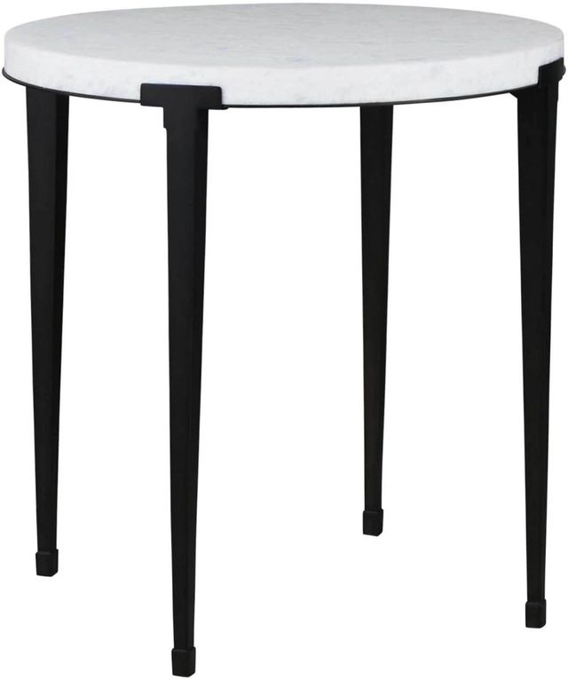 Universal Coalesce Floyd White/Black End Table-0