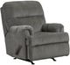 Affordable Furniture Sims Charcoal Manual Rocker Recliner-0