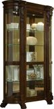 Pulaski™ PFC Maple Brown Curved End Curio -0