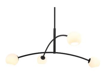 Renwil® Nube Matte Black Chandelier Lighting-2