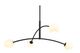 Renwil® Nube Matte Black Chandelier Lighting-2