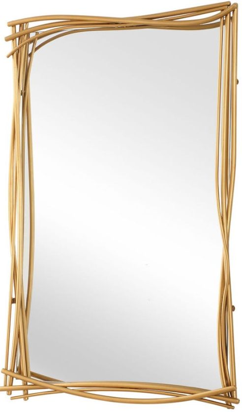 Uttermost® Curved Antique Gold Mirror-3