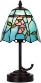 Cal® Lighting & Accessories Tiffany Blue/Dark Bronze Accent Lamp-0