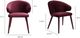 Moe's Home Collection Stewart Purple Dining Arm Chair-3
