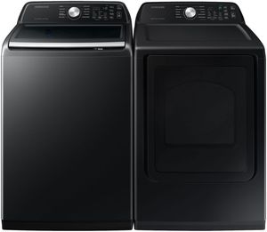 Samsung Brushed Black Laundry Pair