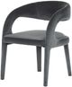 Four Hands Hawkins Charcoal Velvet Dining Chair-2
