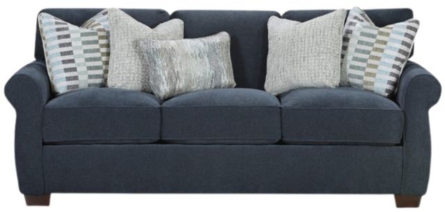 Fusion Furniture Elise Ink Blue 91" Sofa-0