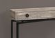 Monarch Specialties Inc. Taupe Reclaimed Wood 42"L Console Table with Black Metal Base -2