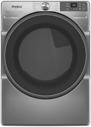 Whirlpool® 7.4 Cu. Ft. Radiant Silver Front Load Gas Dryer