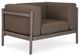 Moe's Home Collection Suri Taupe Polyester Outdoor Lounge Chair-0