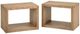aspenhome® Lyndon Light Cashmere Nesting Sofa Table with Stools-2