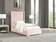Furniture of America® Cadwell Pink Twin Panel Bed-1