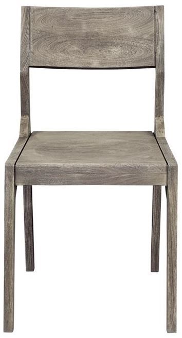 Coast2Coast Home™ Yukon 2-Piece Gunmetal/Sandblast Gray Dining Chair Set-2