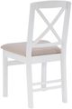 Linon Torino 2-Piece White X-Back Dining Chair-4