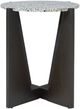 Signature Design by Ashley® Tellrich White Accent Table with Black Base-1