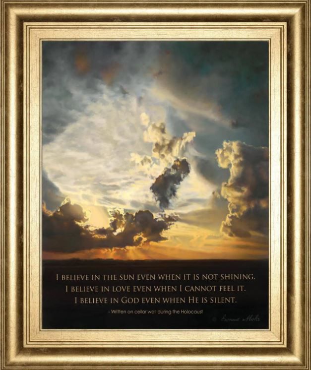 Classy Art Believe by Bonnie Mohr Framed Print Wall Art-0
