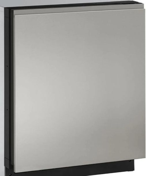 U-Line® 24" Stainless Euro Style Handle Less Solid Panel-0