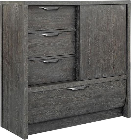 Magnussen Home® Kinsley Black Heron Sliding Door Chest-0