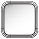 A.R.T. Furniture® Portico Matte Black Square Mirror-1