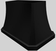 Vent-A-Hood® Designer Series 48" Black Island Range Hood-3