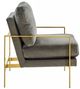 VIG Furniture Divani Casa Bayside Gold/Gray Chair-2