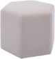 Decor-Rest® Furniture LTD Z011 Jose Ivory Ottoman-0