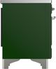 Ilve® Majestic III 36" Emerald Green Pro Style Induction Range with Solid Door and Chrome Trim-4