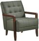 Homelegance® Crafton Green/Walnut Accent Chair-0