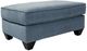 Albany Industries Clearview Blue Ottoman-0