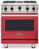 Viking® 5 Series 30" San Marzano Red Pro Style Liquid Propane Range-0