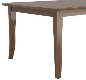 Country View Woodworking Customizable Avondale Wormy Maple Top 48" Dining Table with 2-Leaves and Brown Maple Base-1