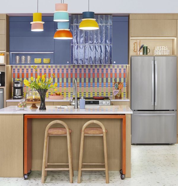 French door refrigerator in a modern kitchen French door refrigerator in a modern kitchen